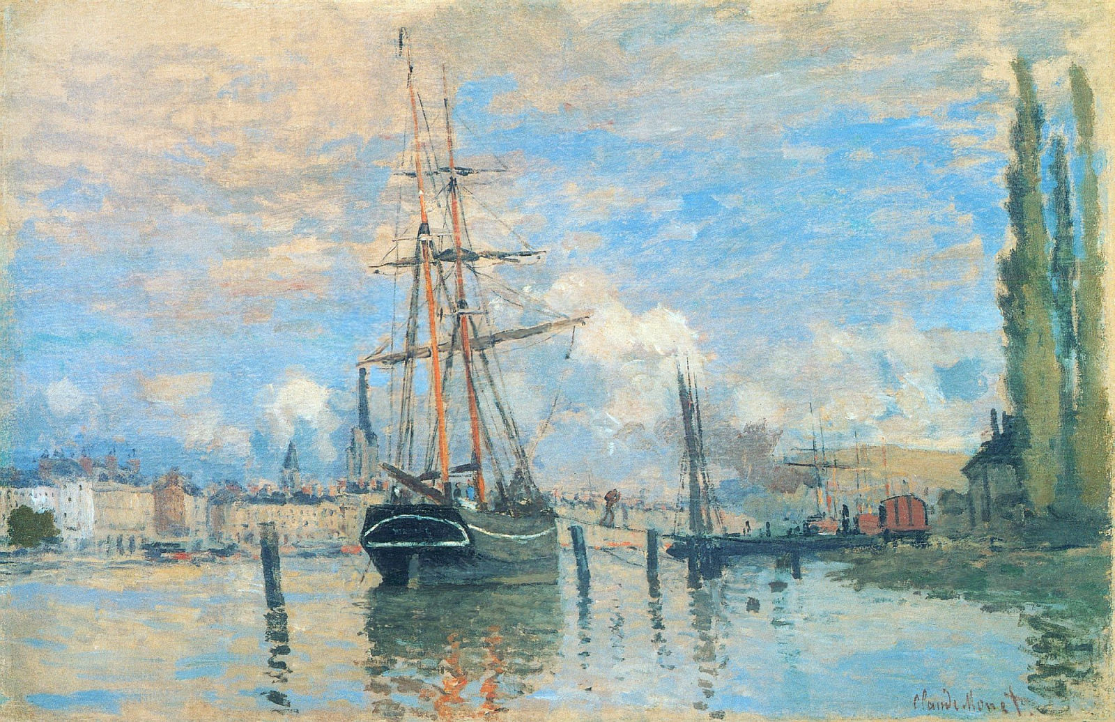 Seine at Rouen 1872
